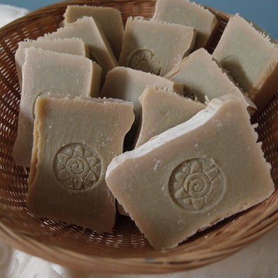 Handmade natural tallow soap recipe: neem oil soap and salve