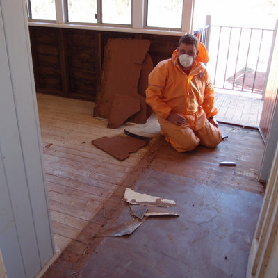 Removing asbestos from our secondhand house
