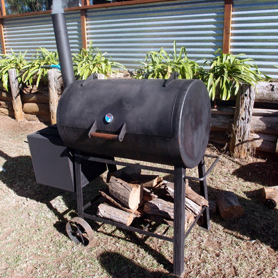 Authentic American BBQ using offset smokers