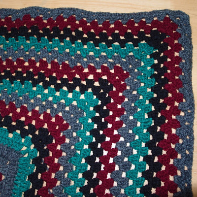 Crochet knee rug for beginners