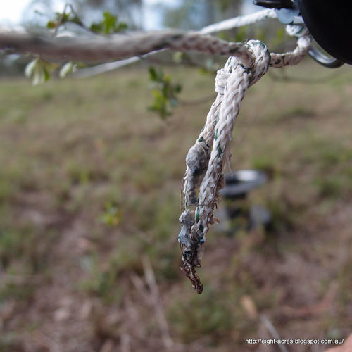 How to join electric fence polywire