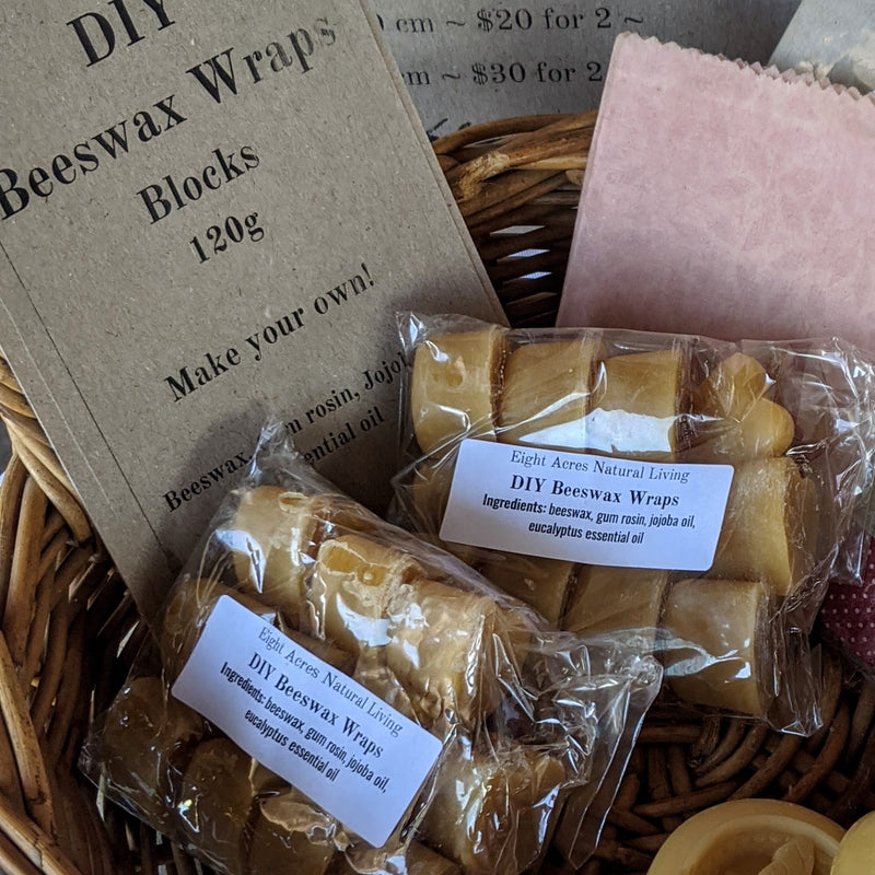DIY Beeswax Wrap Blocks - make your own beeswax wraps