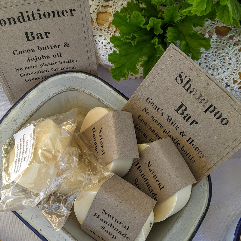 Shampoo Natural Soap Bar - with goat&
