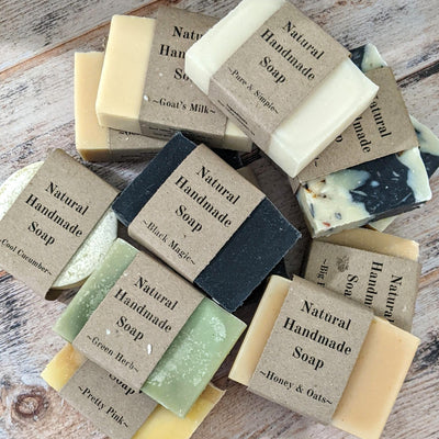 Surprise me! - try four or more different natural handmade soaps