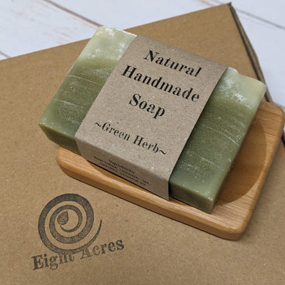 Natural soap gift box - handmade natural soap + soap dish