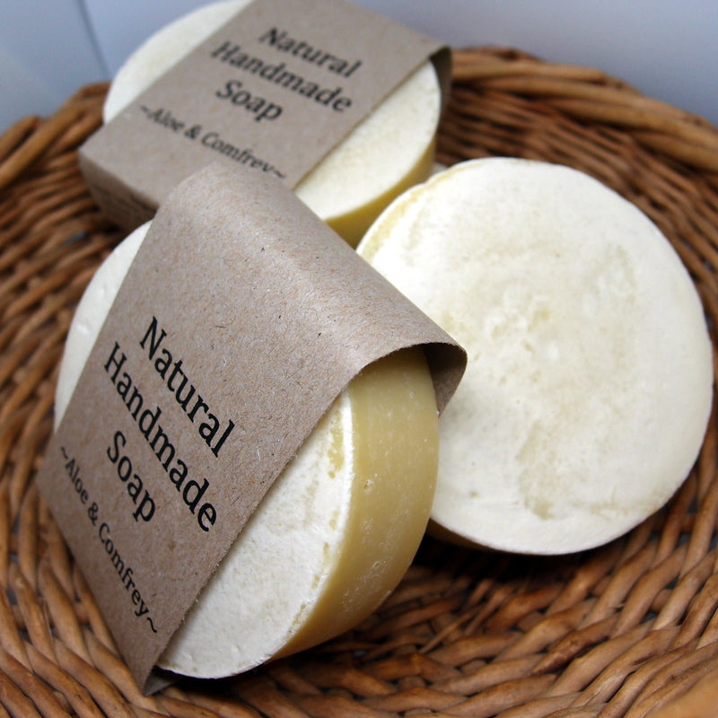 Aloe and Comfrey Natural Soap - luxury hand soap