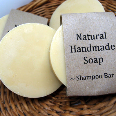 Shampoo Natural Soap Bar - with goat's milk and honey