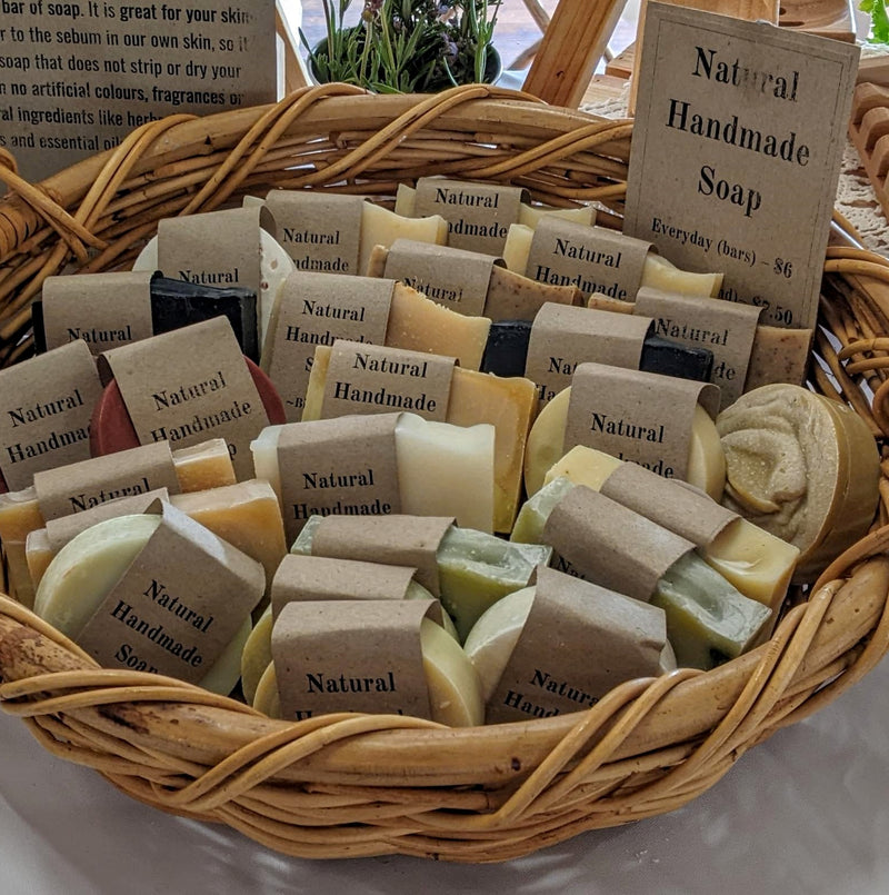 Surprise me! - try four or more different natural handmade soaps